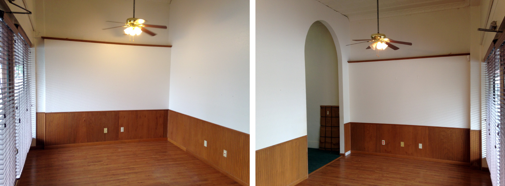Interior before construction
