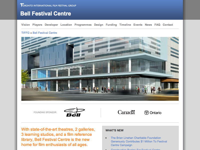 Bell Festival Centre designed by Marty Spellerberg