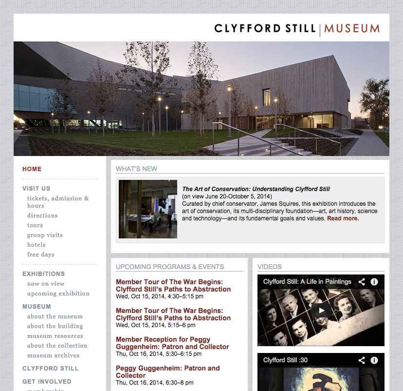 CSM Homepage, Sept 2014