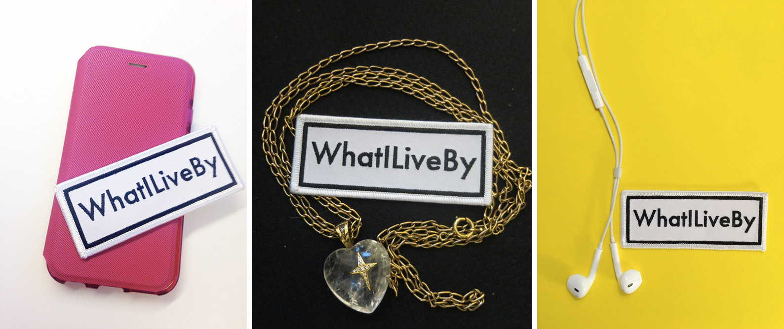 Original What I Live By patch