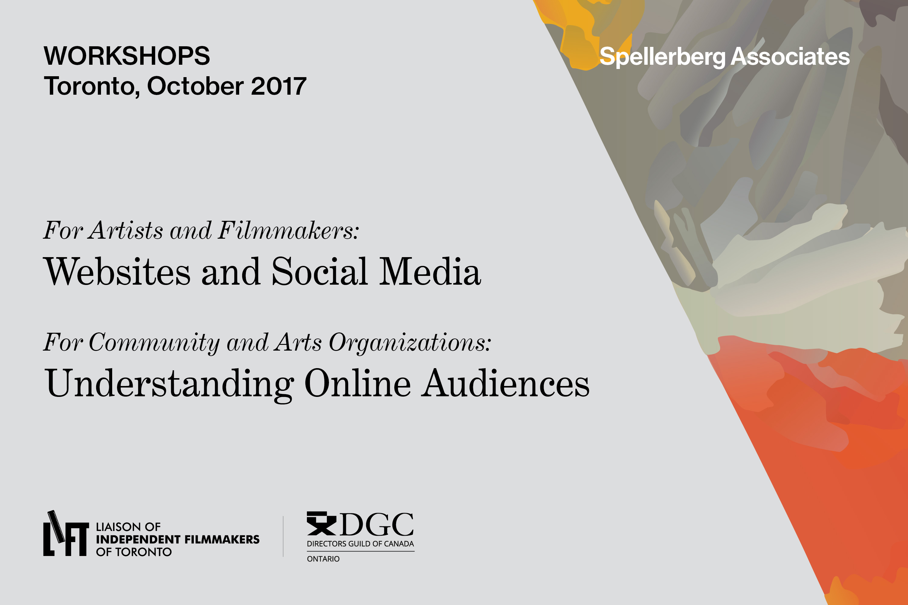 workshops flyer